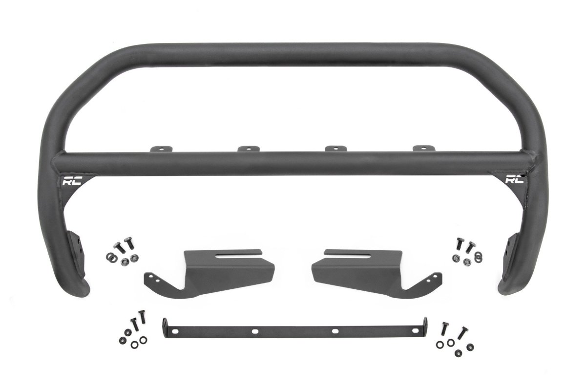Ford Bronco Nudge Bar - Front - Rough Country - OE Modular Steel - Black - '21-'25